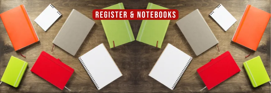 Register & Notebooks