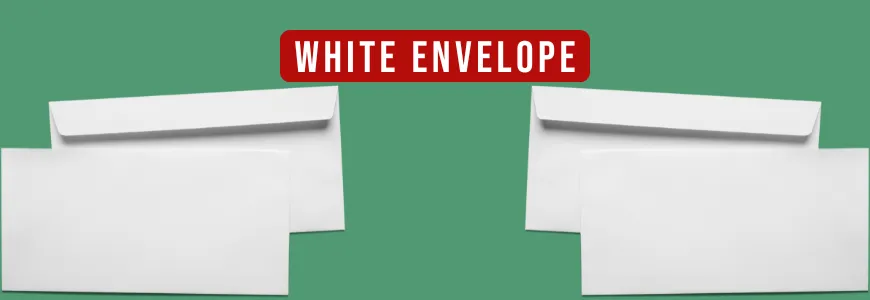 White Envelope Plain