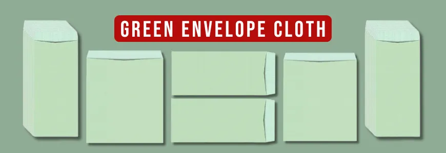 Green Envelope Cloth